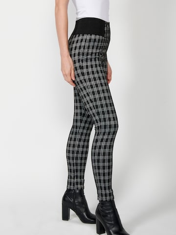 KOROSHI - Skinny Calças em preto