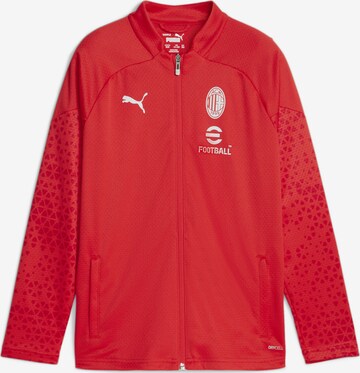 PUMA Sportjas 'AC Milan' in Rood: voorkant