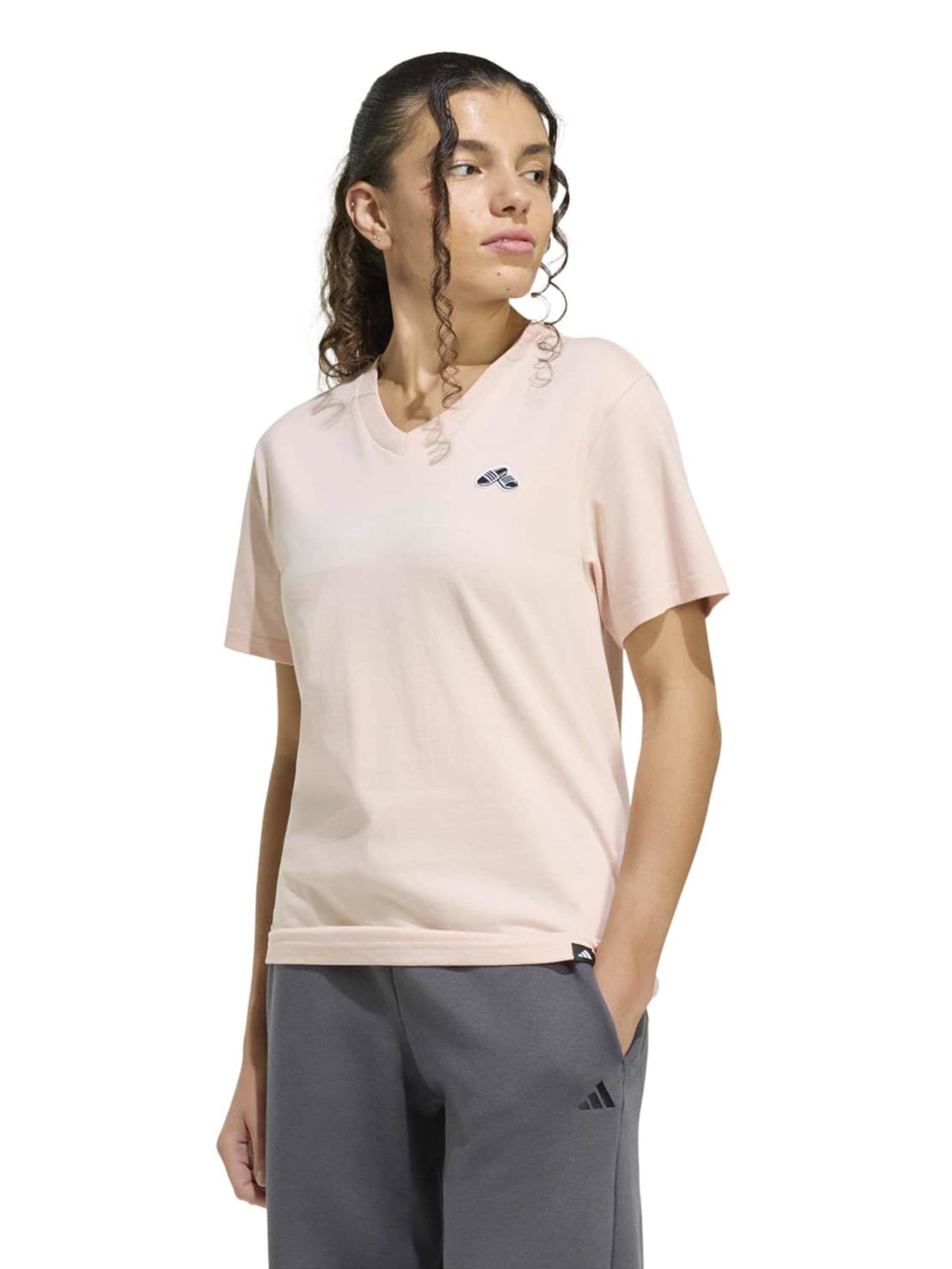 ADIDAS SPORTSWEAR Λειτουργικό μπλουζάκι 'SLIDE' σε ροζ: μπροστά