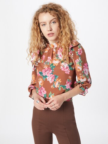 Dorothy Perkins Blouse in Bruin: voorkant