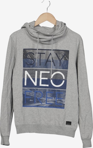 ADIDAS NEO Kapuzenpullover S in Grau: Vorderseite