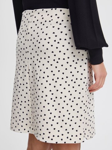 Gonna 'Kate' di ICHI in beige