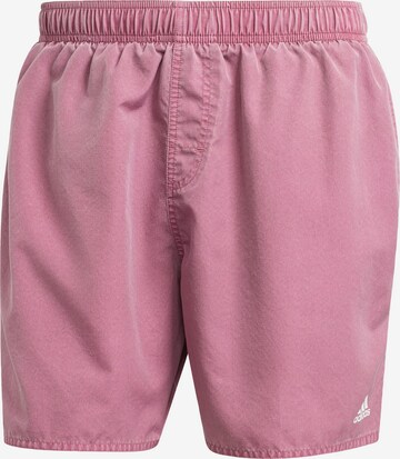 Pantaloncini sportivi da bagno di ADIDAS SPORTSWEAR in rosa: frontale