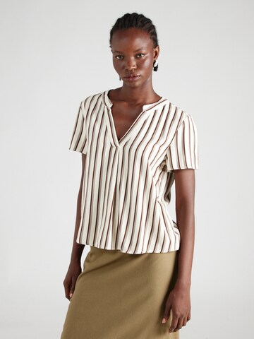 VERO MODA Blouse 'MYMILO' in Beige: voorkant