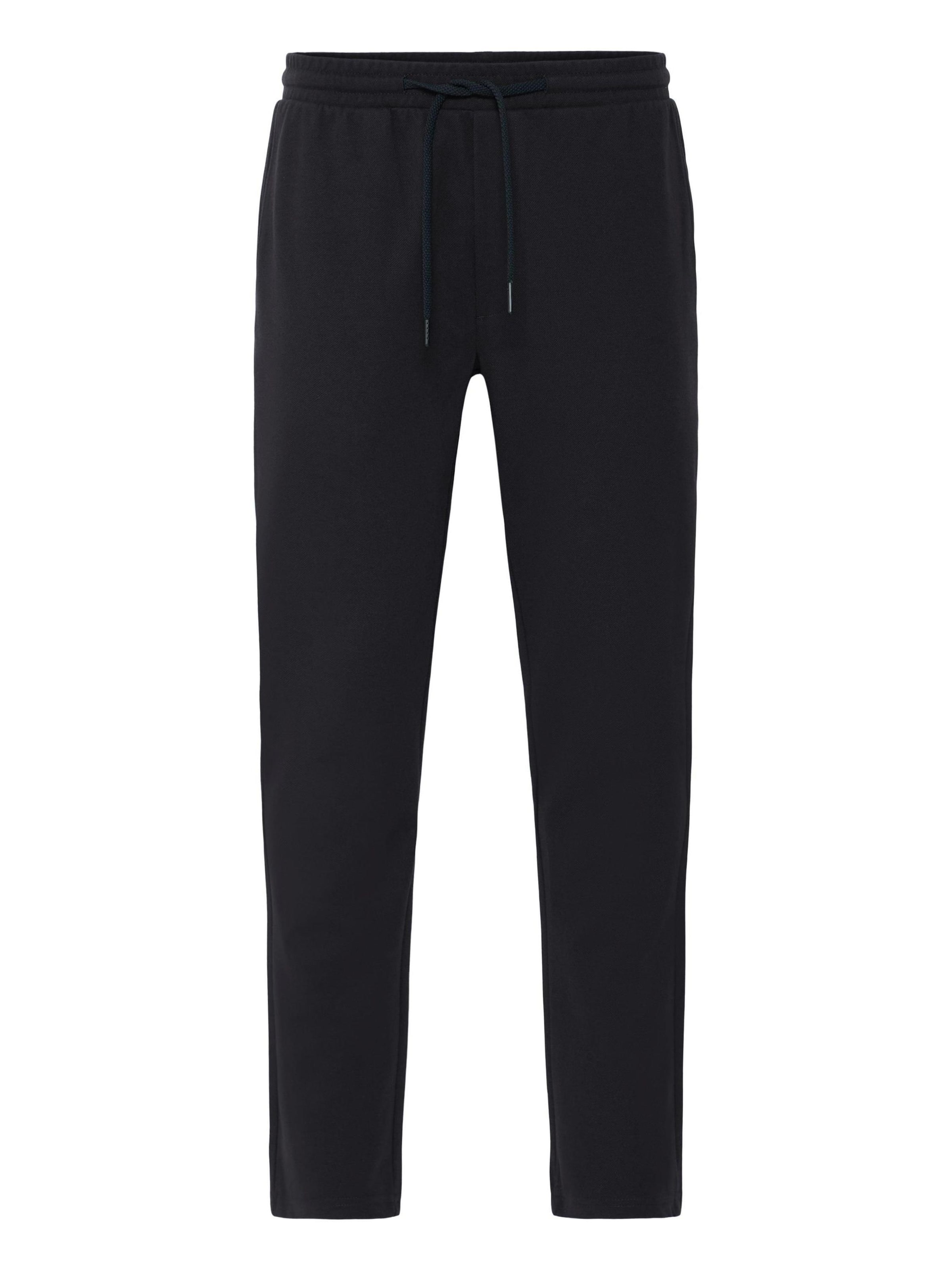 Kronstadt Regular Chino ' KSHalfort ' in Zwart: voorkant