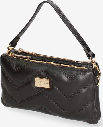 Borsa a spalla di John Richmond in nero: frontale