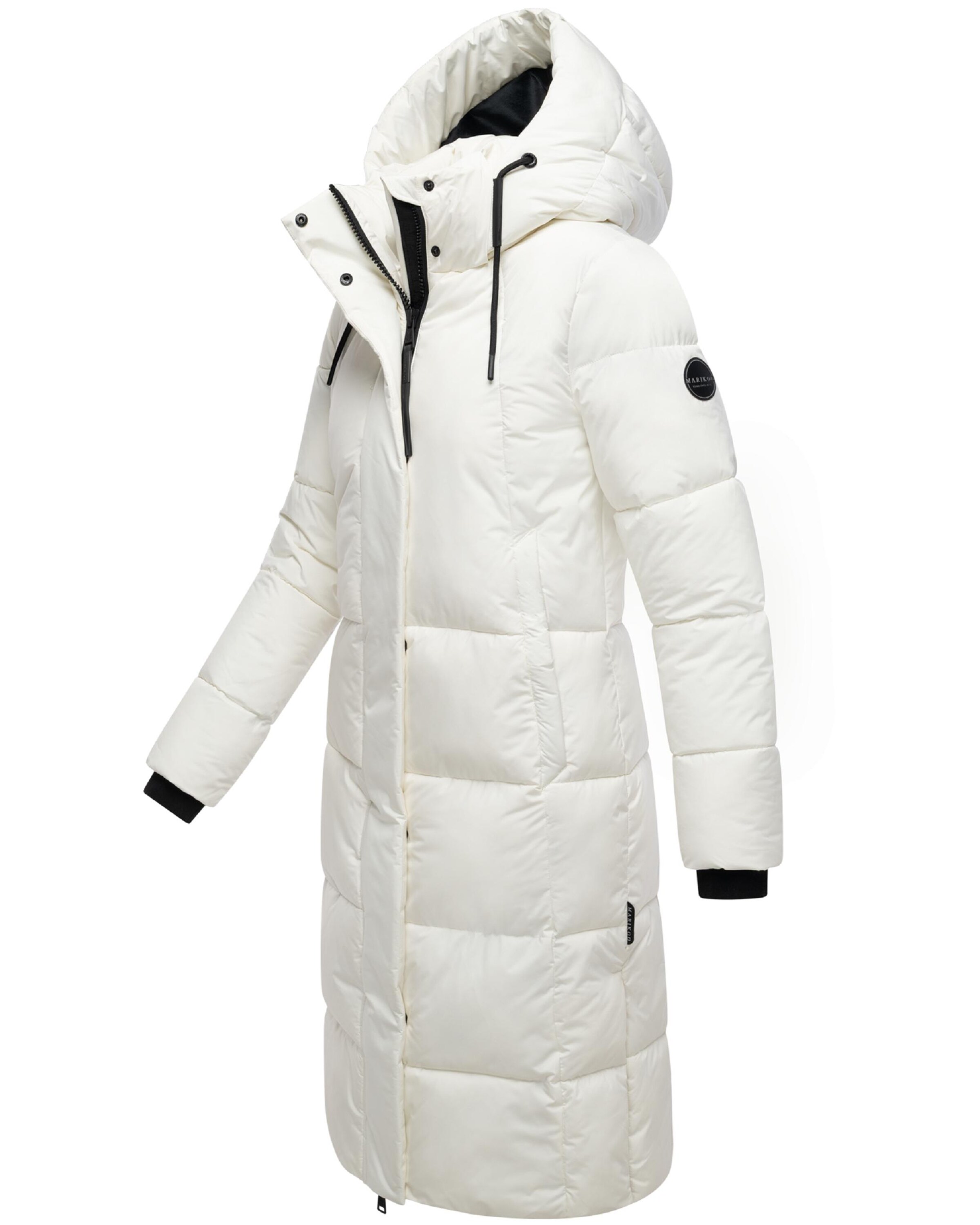 MARIKOO Winter Coat 'Chumanii XVI' in White