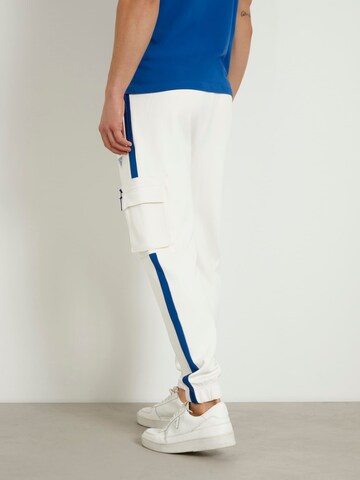 GUESS Tapered Cargo Pants 'Tech Scuba' in White