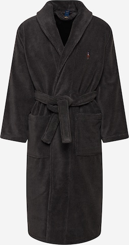 Polo Ralph Lauren Long Bathrobe in Grey: front