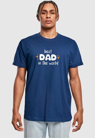 Maglietta 'Fathers Day - Best Dad In The World' di Merchcode in colori misti: frontale