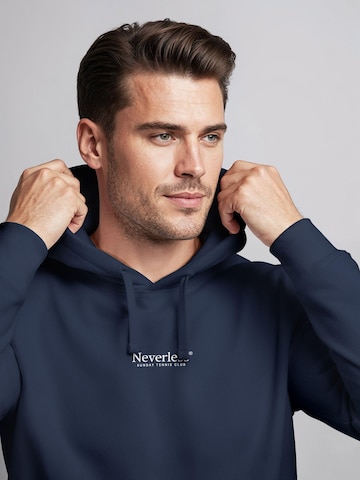 Neverless Sweatshirt 'Courtside Tennis' in Blue