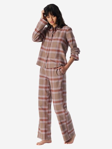 Pyjama ' Selected Premium Warming ' SCHIESSER en beige
