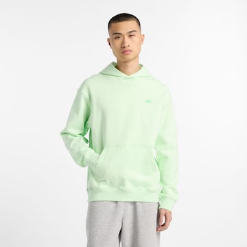 new balance Sportsweatshirt in Grün: Vorderseite