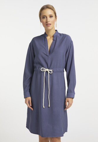 DreiMaster Vintage Dress in Blue: front