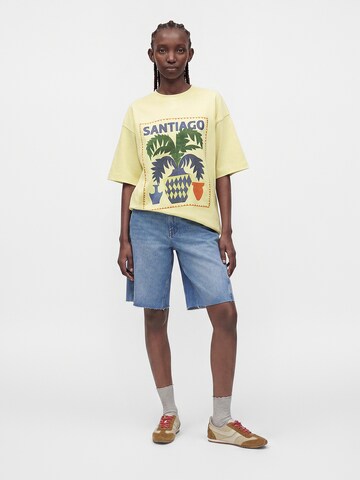 geltona TOPSHOP Marškinėliai 'LAVA SANTIAGO'