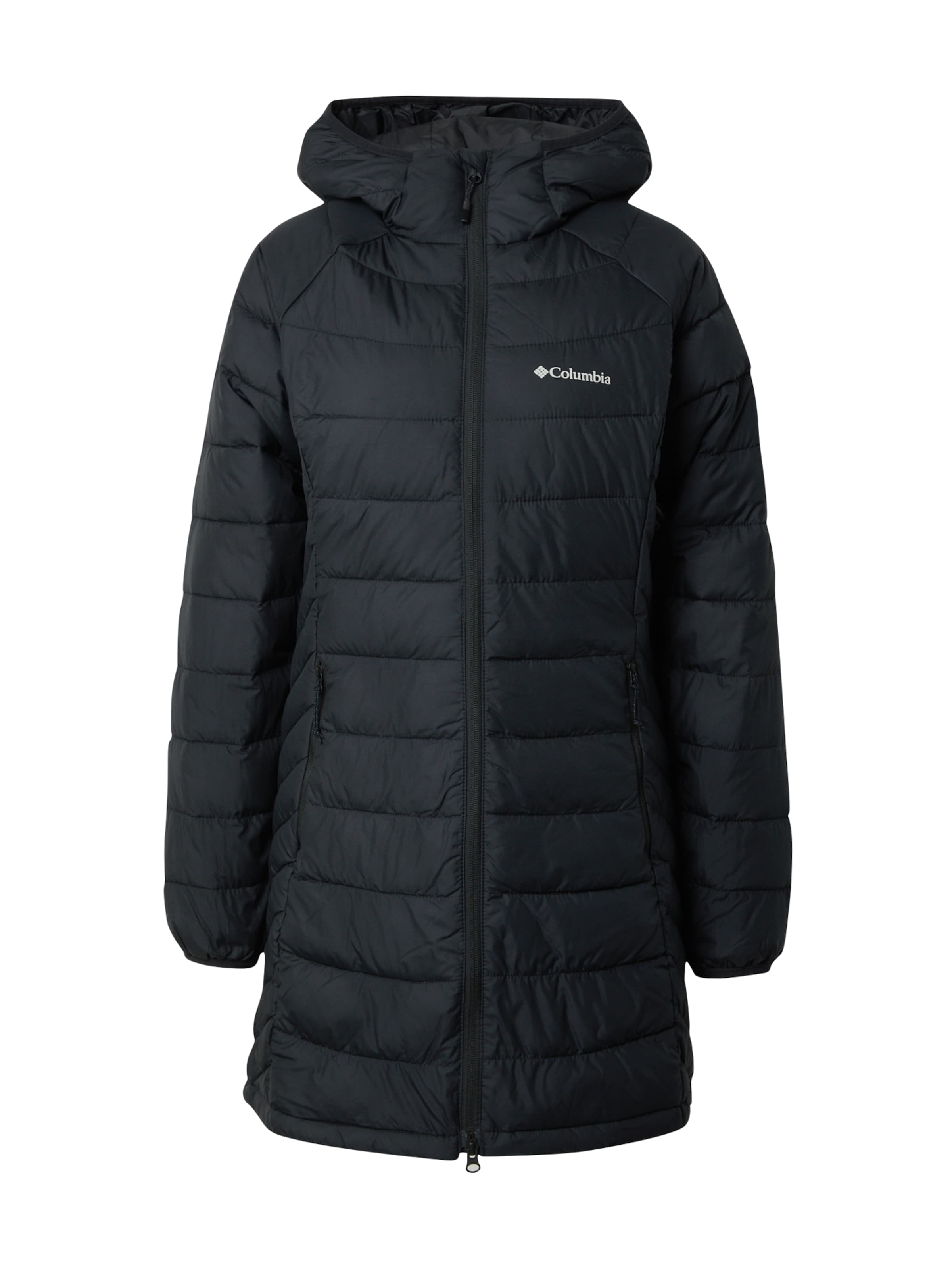 COLUMBIA Outdoorová bunda 'Powder Lite II' – černá: přední strana