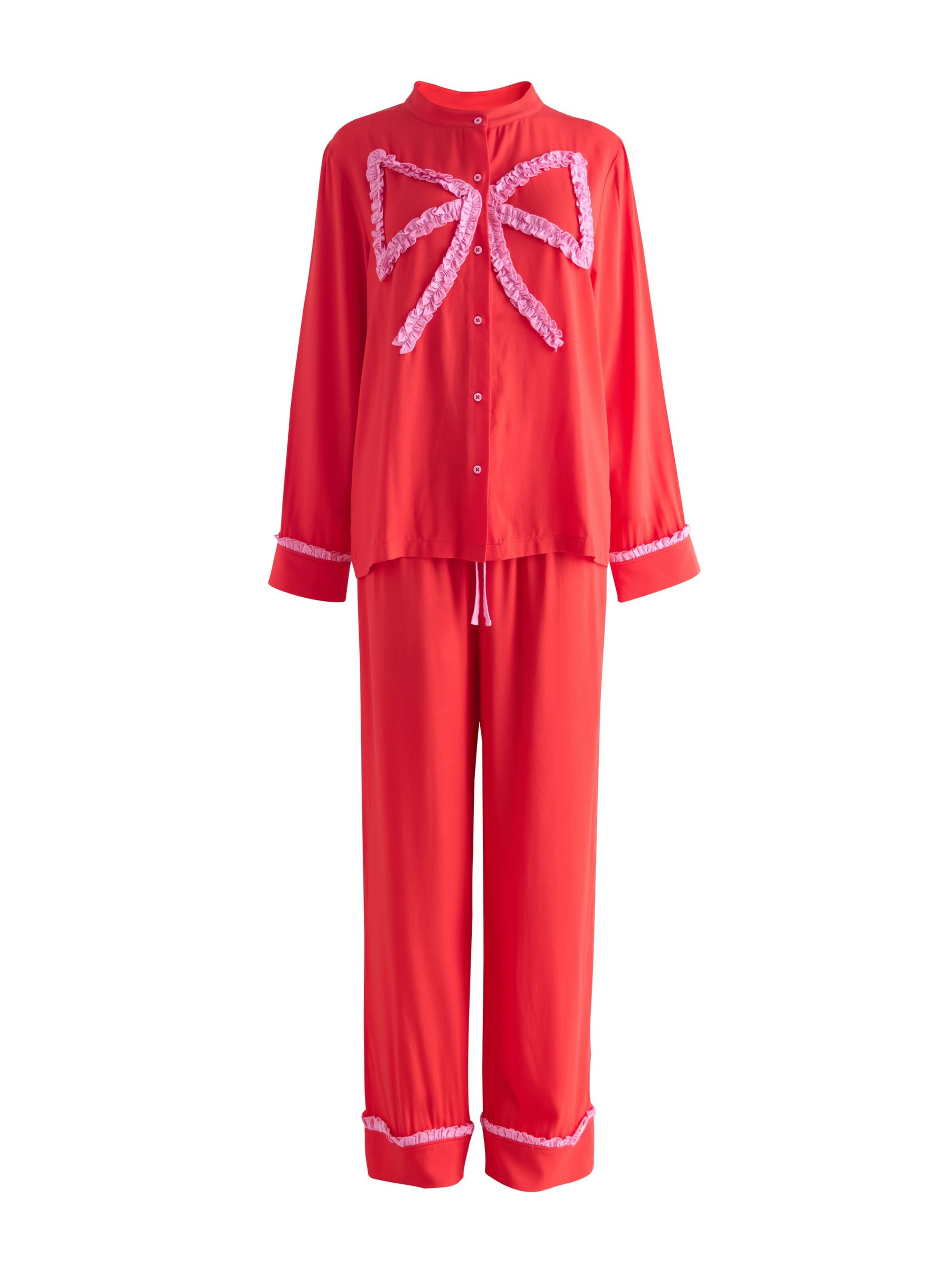 Cath Kidston Πιτζάμα σε κόκκινο: μπροστά