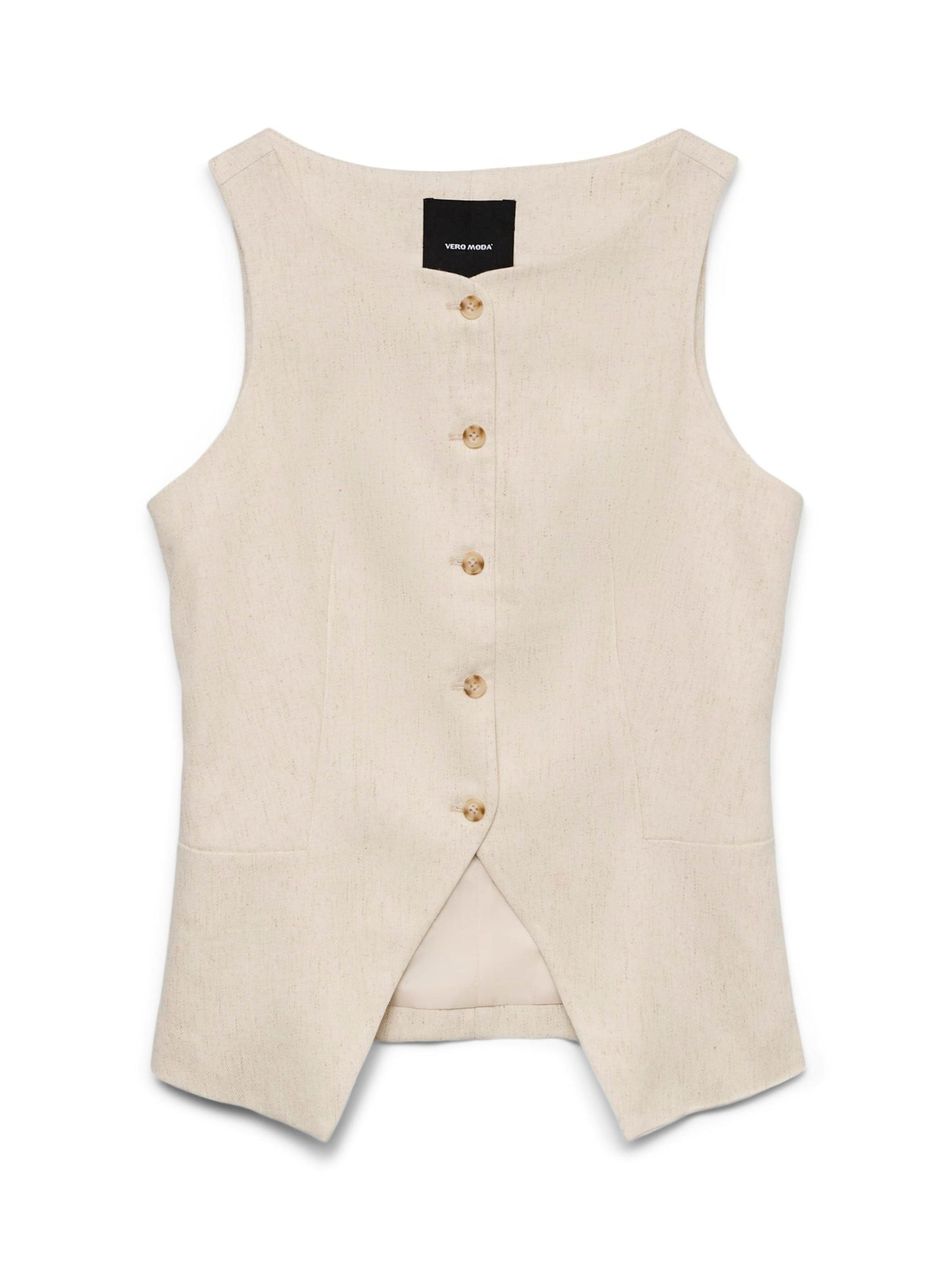 VERO MODA Jakkesætsvest 'VMForence' i hvid: forside