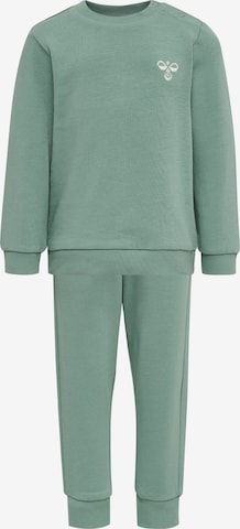 Hummel Sweatsuit in Green: front