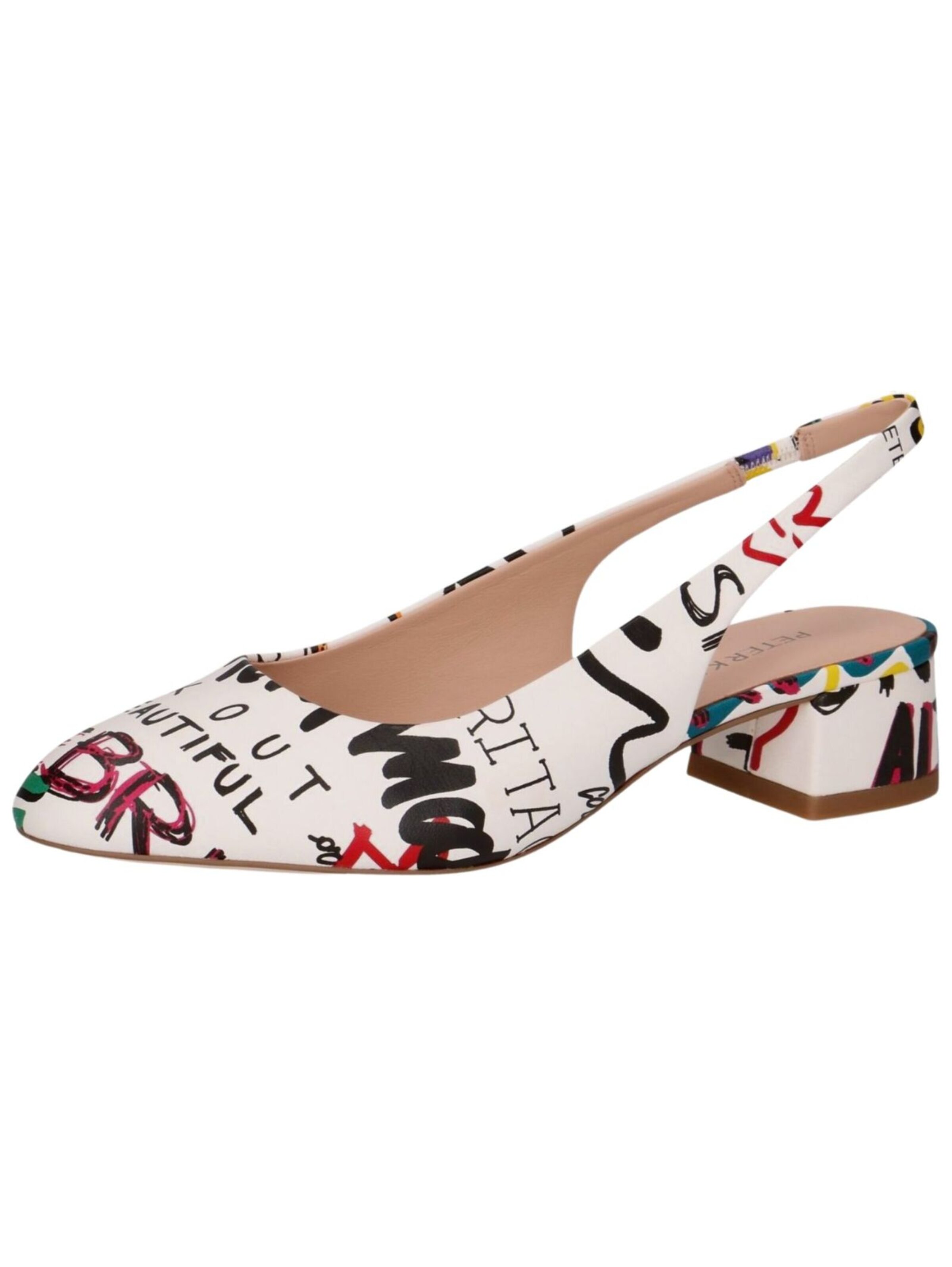 PETER KAISER Pumps in de kleur Pink / Rood / Zwart / Wit, Productweergave