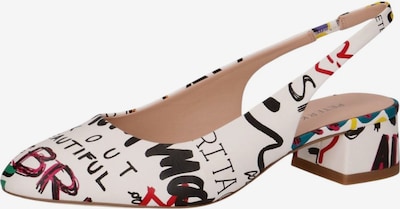 PETER KAISER Pumps in pink / rot / schwarz / weiß, Produktansicht