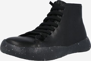 CAMPER Lace-Up Boots 'Rancho' in Black: front