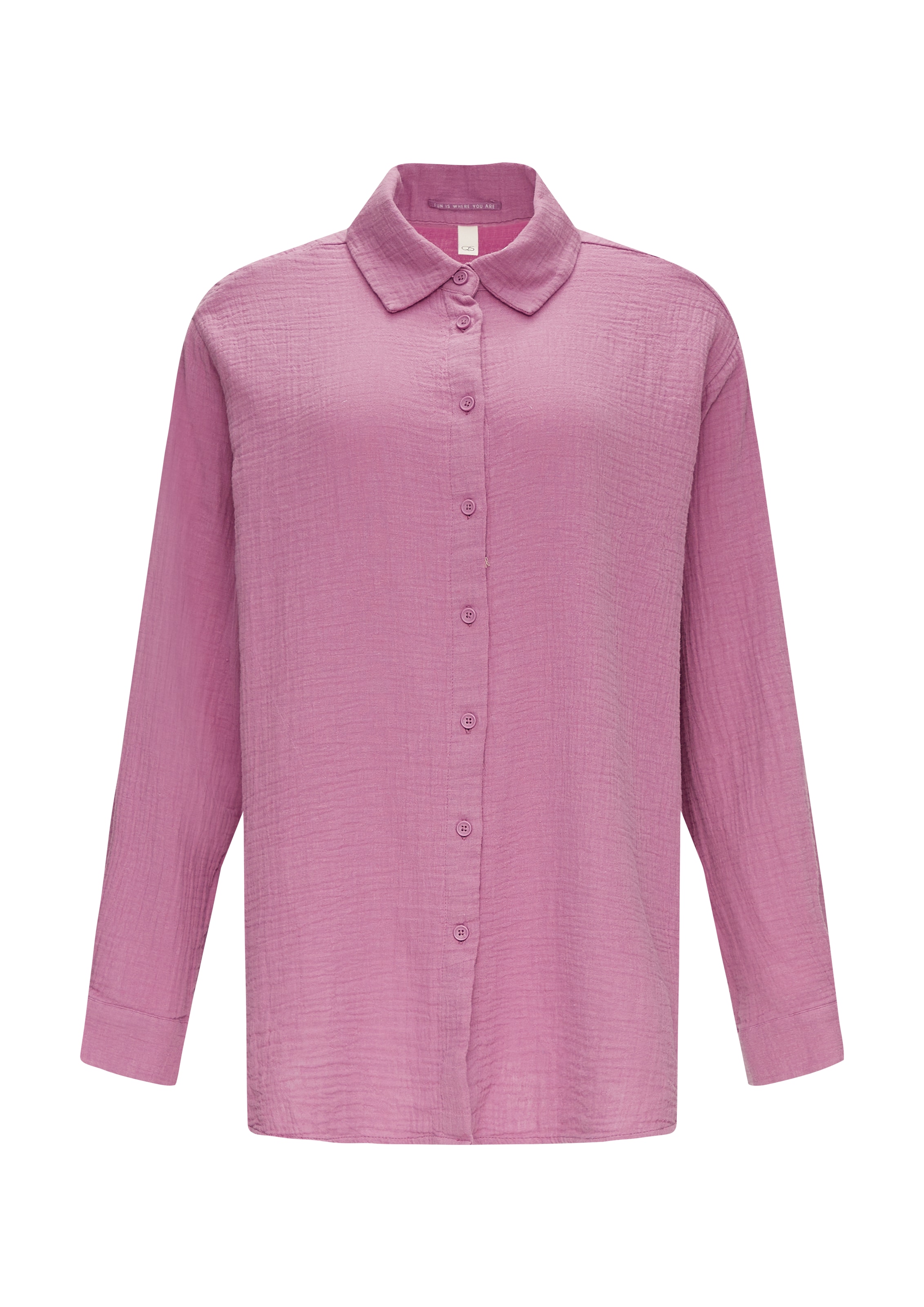 QS Blouse in Purple: front