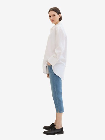 Coupe slim Jean 'Kate' TOM TAILOR en bleu