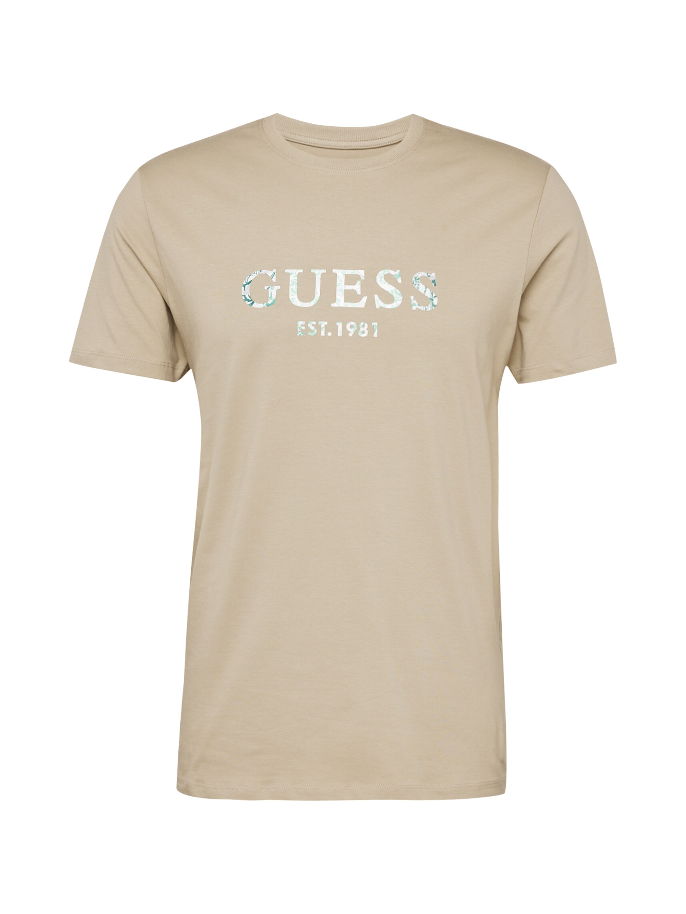 T-Shirt GUESS en gris : devant