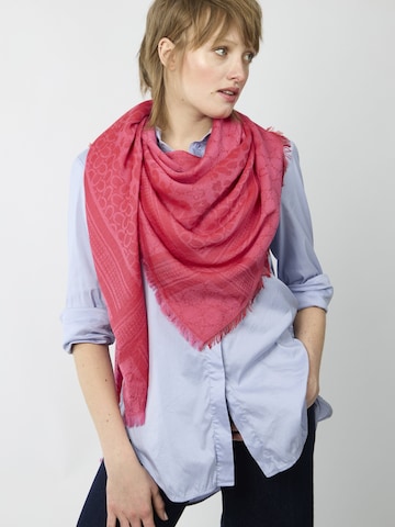Foulard 'JACQUARD DE LUXE' CODELLO en rose : devant