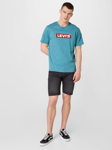 LEVI'S ® Regular Jeans '501® Original Short' in Zwart