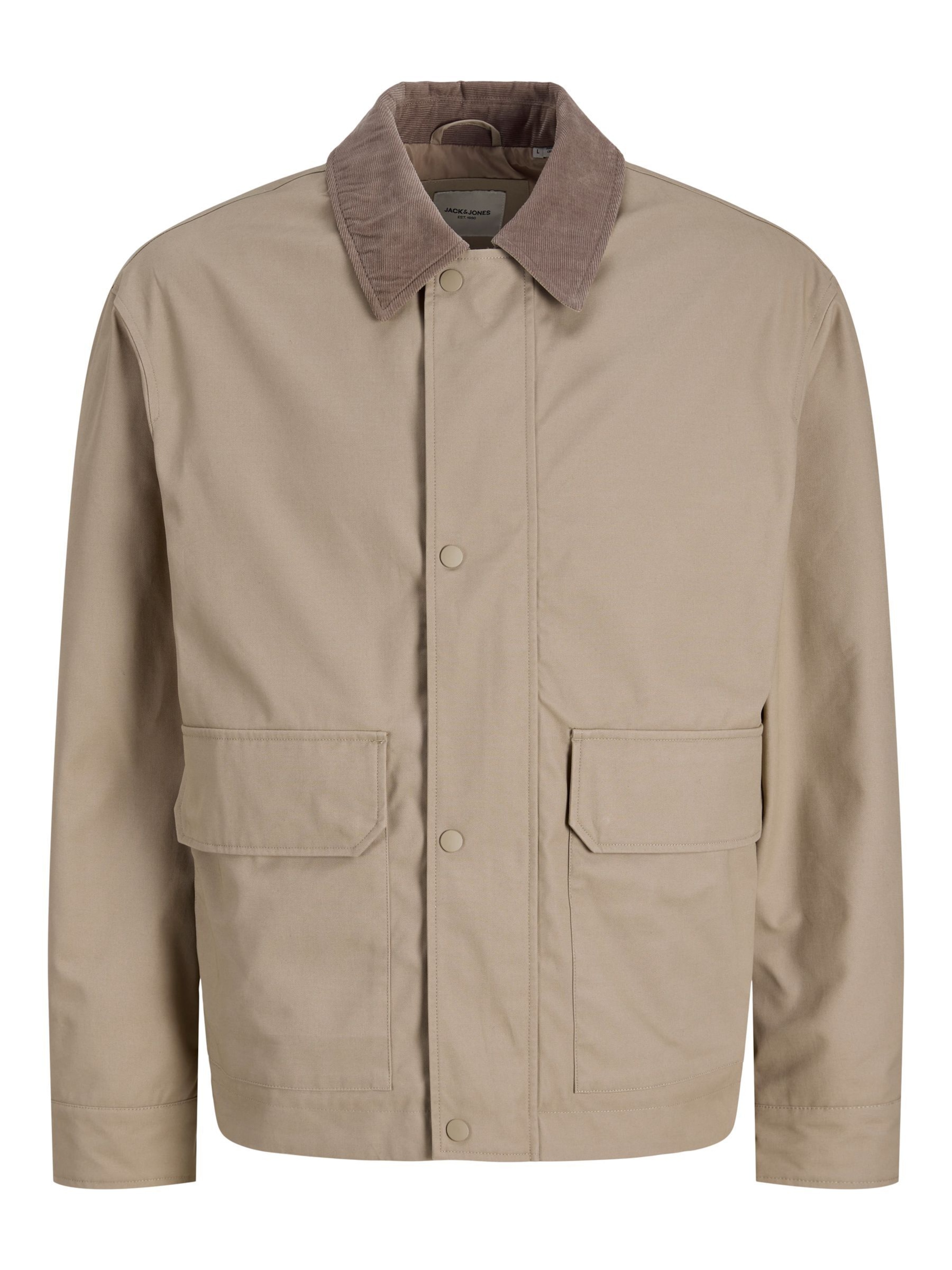 JACK & JONES Veste mi-saison en marron / noisette, Vue avec produit