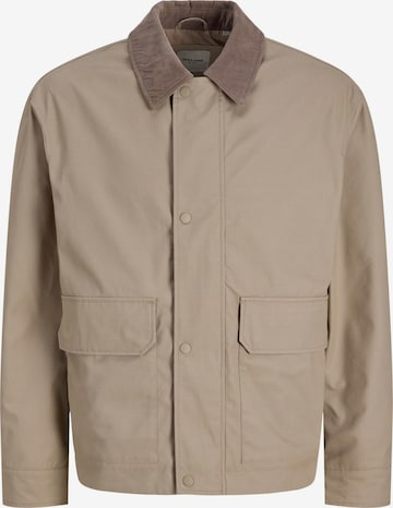 Veste mi-saison JACK & JONES en marron : devant