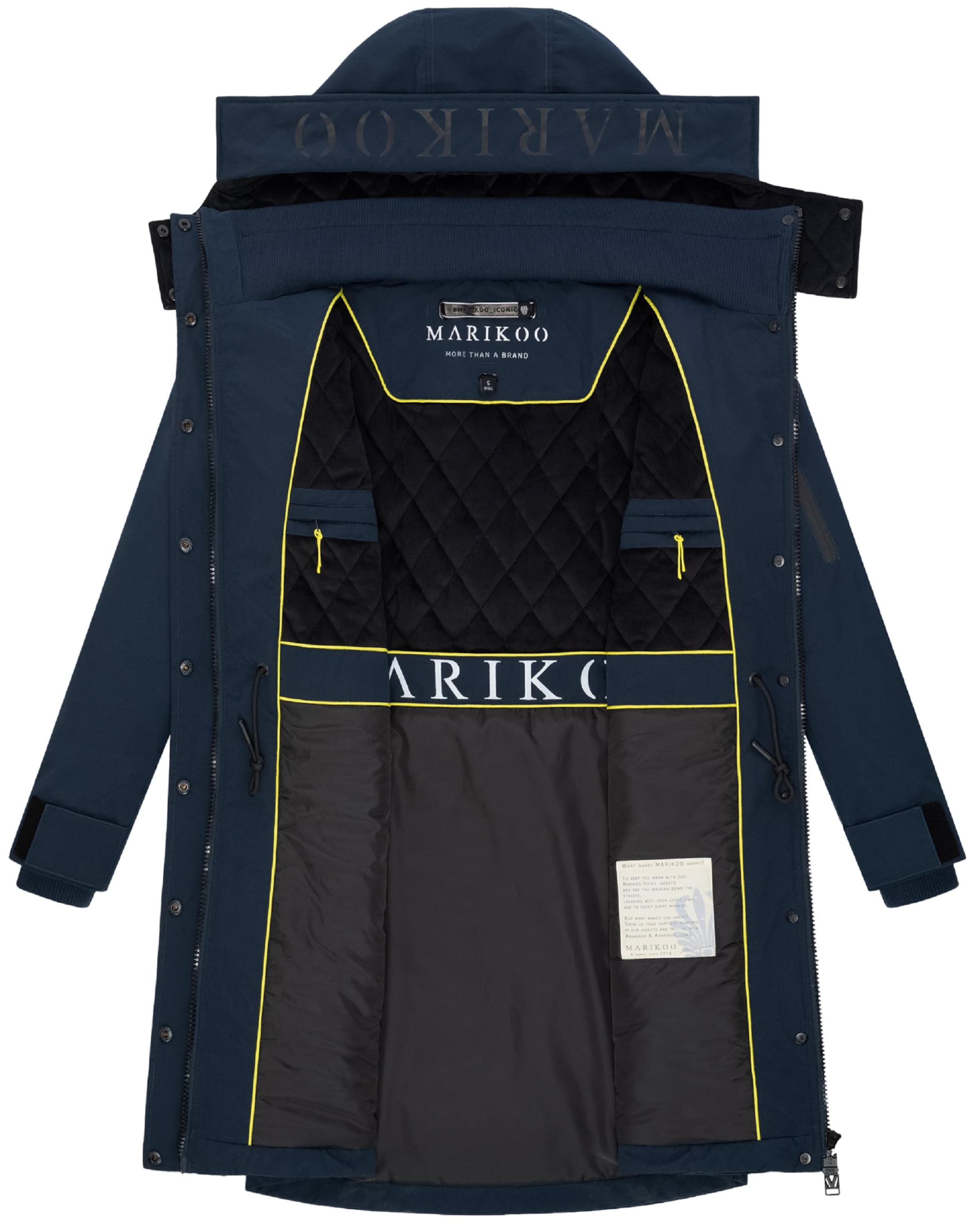 MARIKOO Зимнее пальто 'Anoukaa 16' в Синий