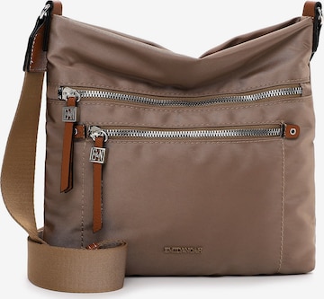 Emily & Noah Umhängetasche in Beige: Vorderseite