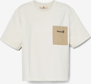 T-shirt TIMBERLAND en blanc : devant