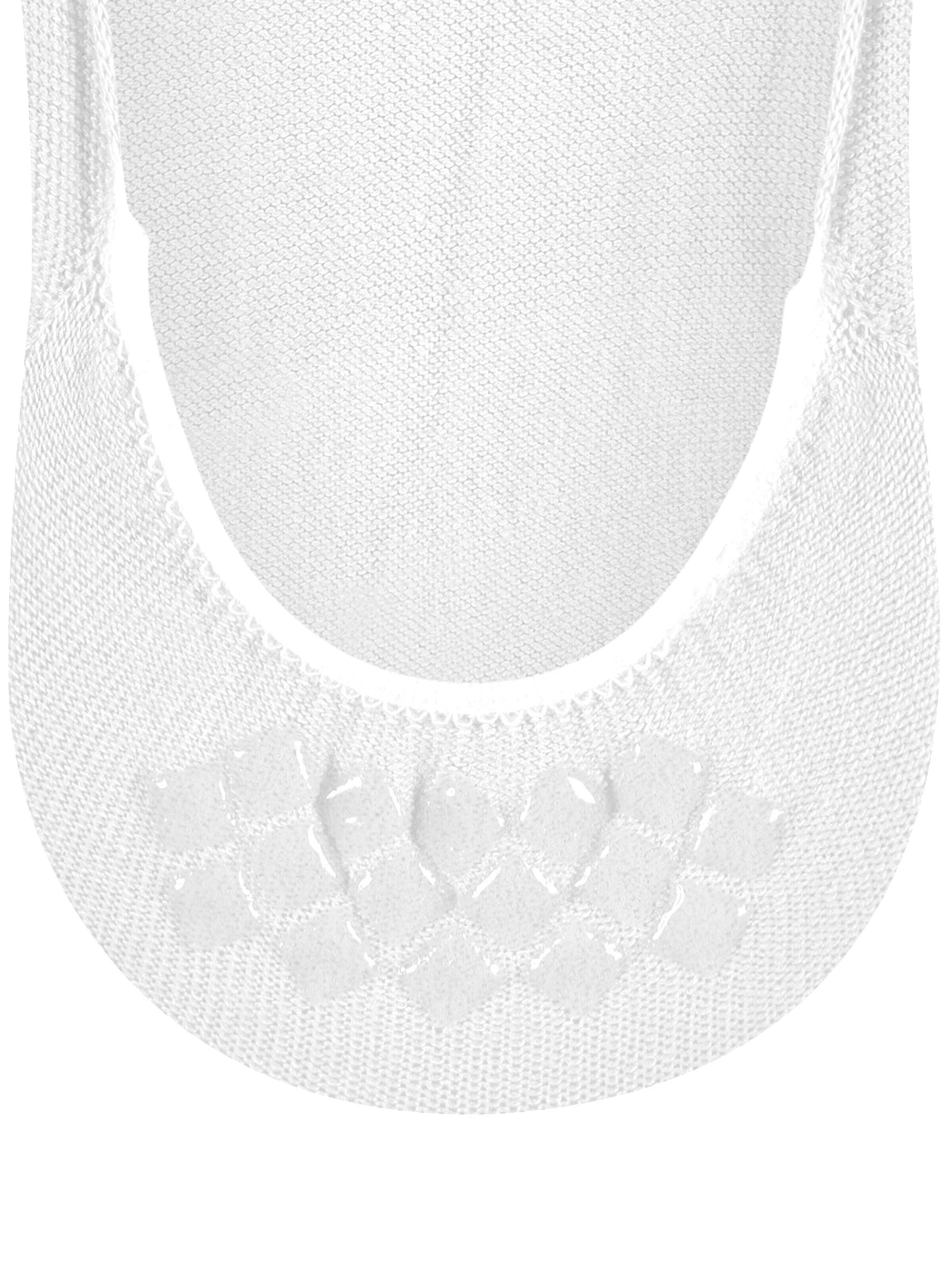 FALKE Füßlinge 'Step Medium Cut'‌‌‌‌‌‌‌‌‌ in Weiß