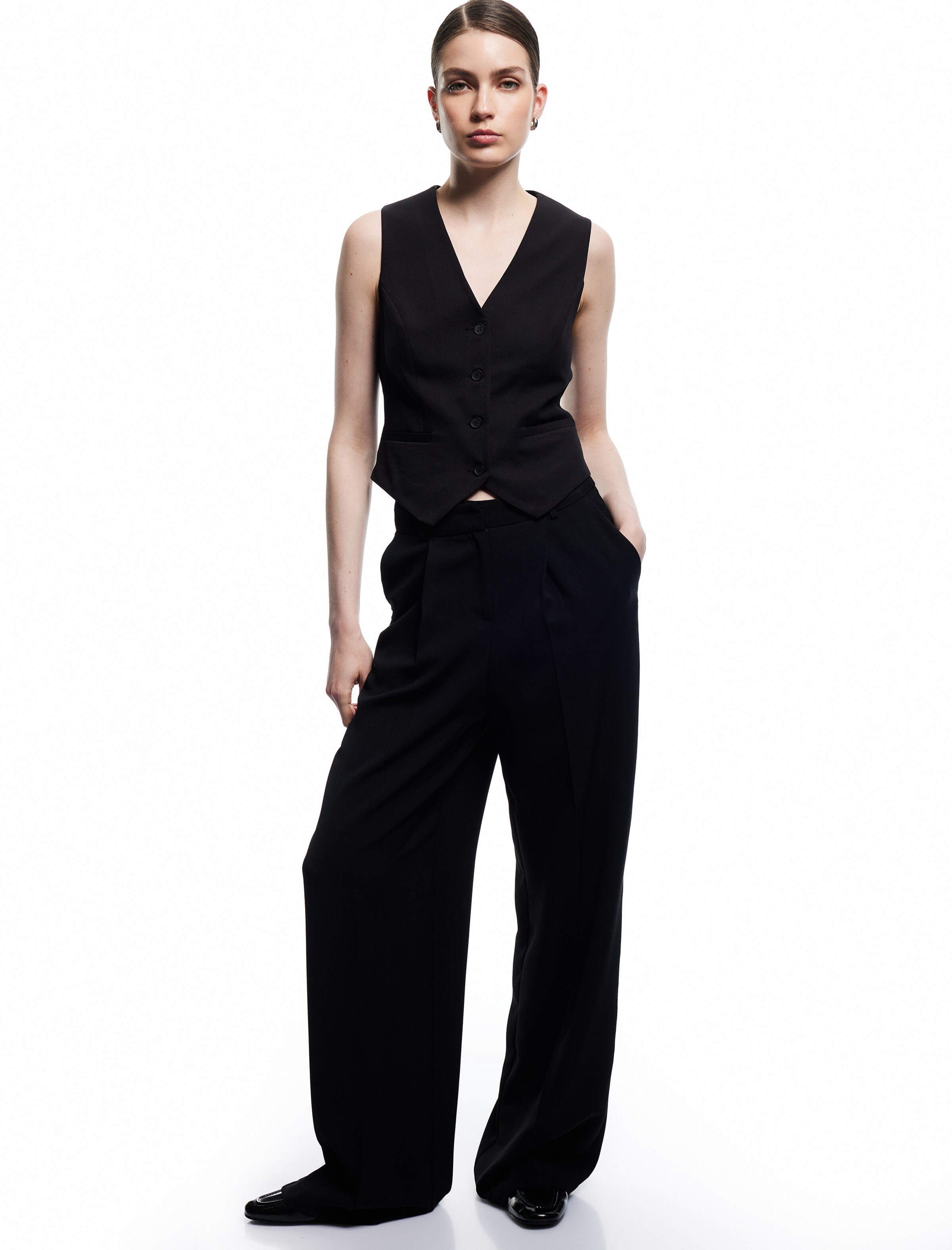 Koton Suit vest in Black