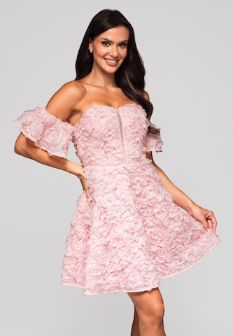 Ombre Evening dress in Pink