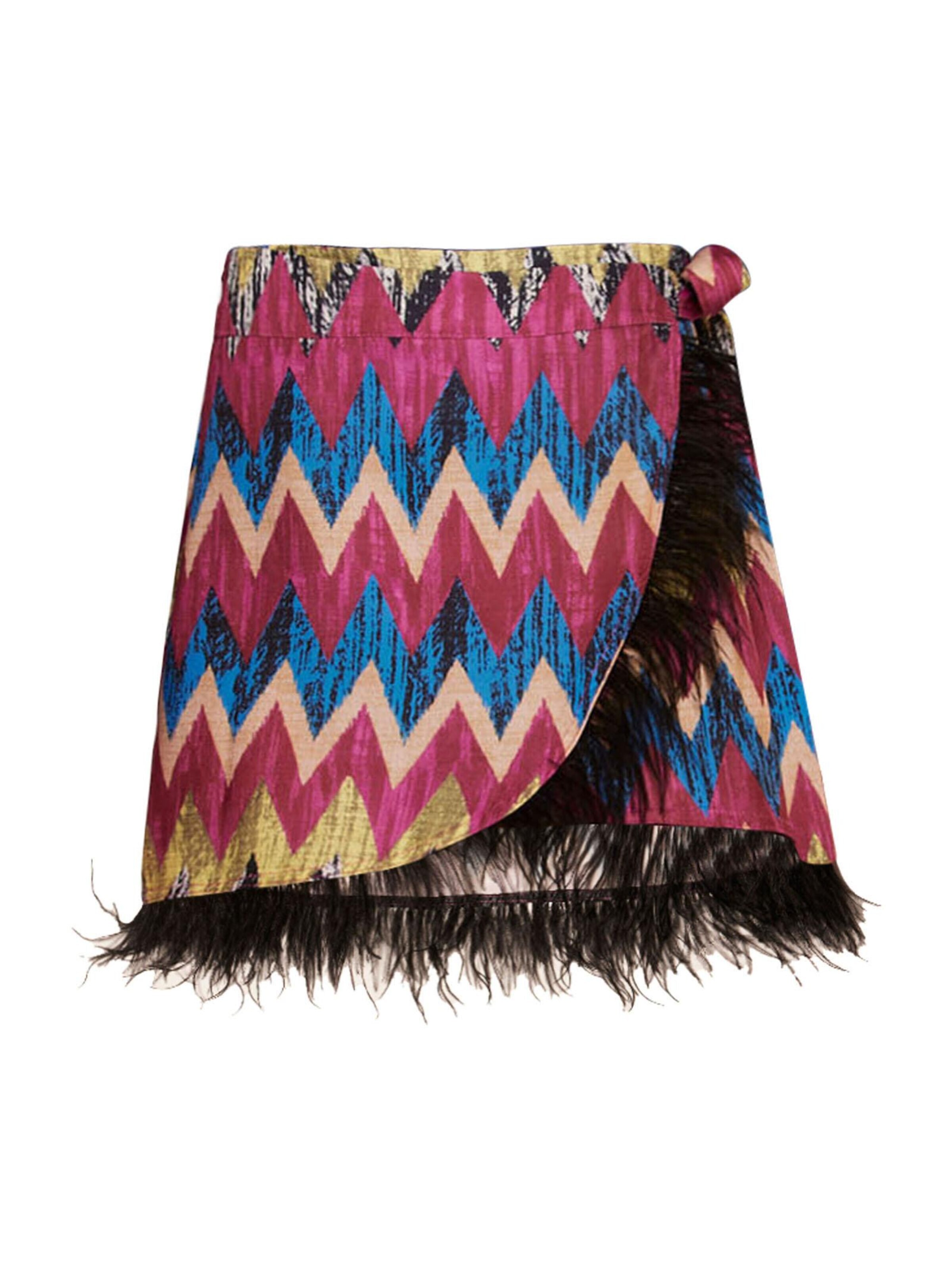 TOOche Skirt 'La Plume' in Mixed colors: front