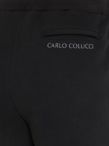 Carlo Colucci Regular Pants 'De Amicis' in Black