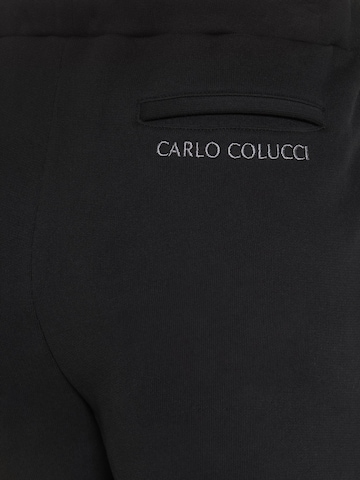 Carlo Colucci Regular Pants 'De Amicis' in Black