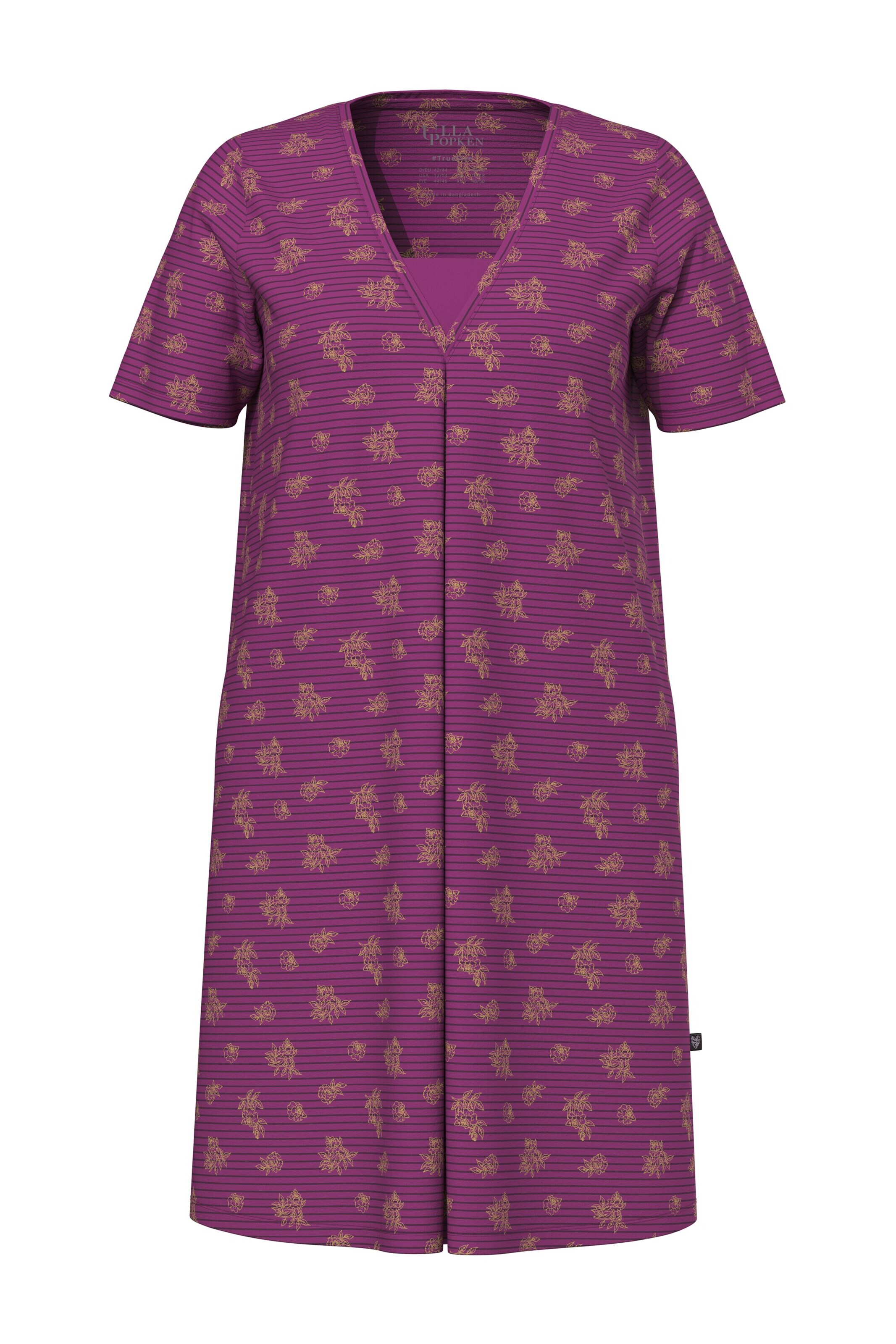 Ulla Popken Nightgown in Purple: front