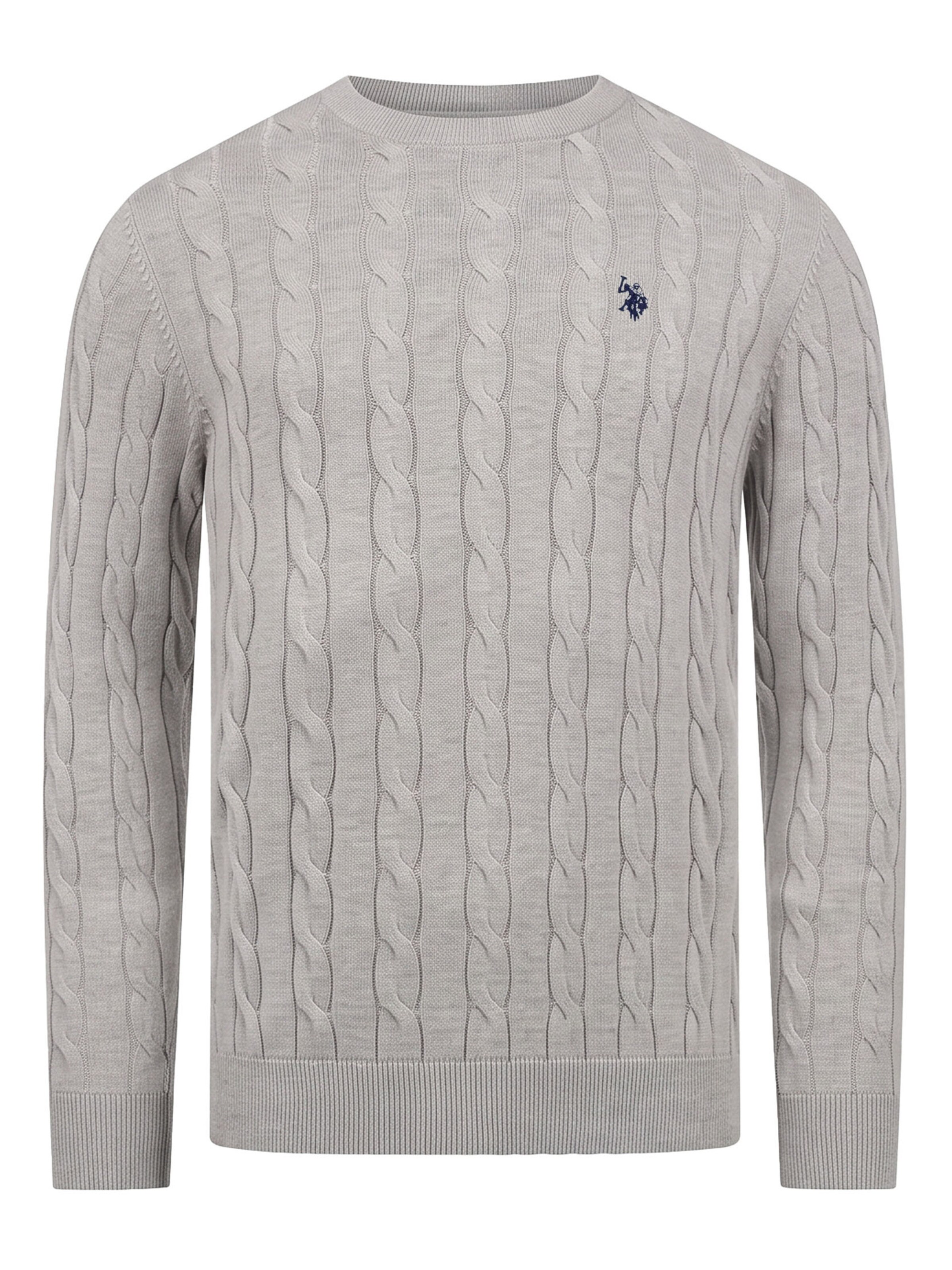 Pull-over U.S. POLO ASSN. en gris : devant