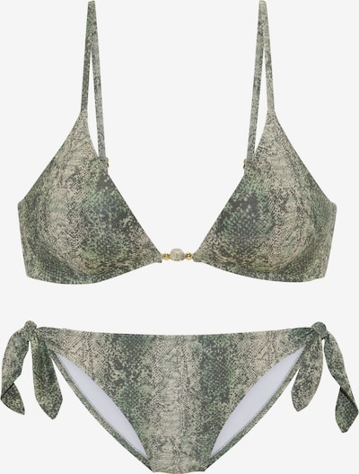 JETTE Bikini värissä khaki / oliivi / vaaleanvihreä, Tuotenäkymä