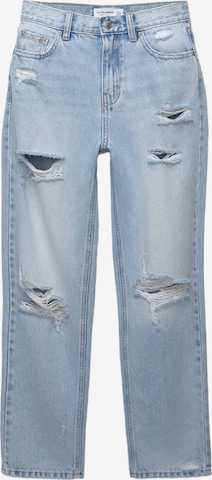 Pull&Bear Дънки в синьо: отпред