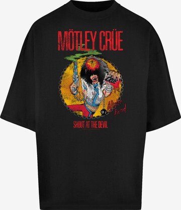 Merchcode T-Shirt 'Motley Crue - Allister Fiend SATD Tour' in Schwarz: predná strana