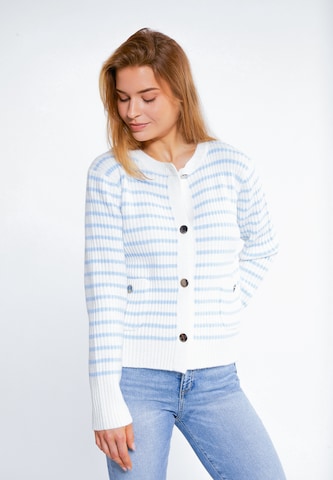 Cardigan DreiMaster Maritim en blanc : devant