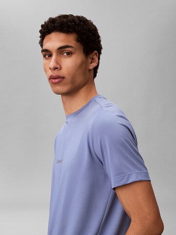 T-Shirt fonctionnel Calvin Klein Sport en bleu