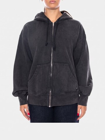 LEVI'S ® Bluza rozpinana 'VINTAGE RELAXED FZ HOODIE WOMENS GRUNGE BLACK' w kolorze czarny